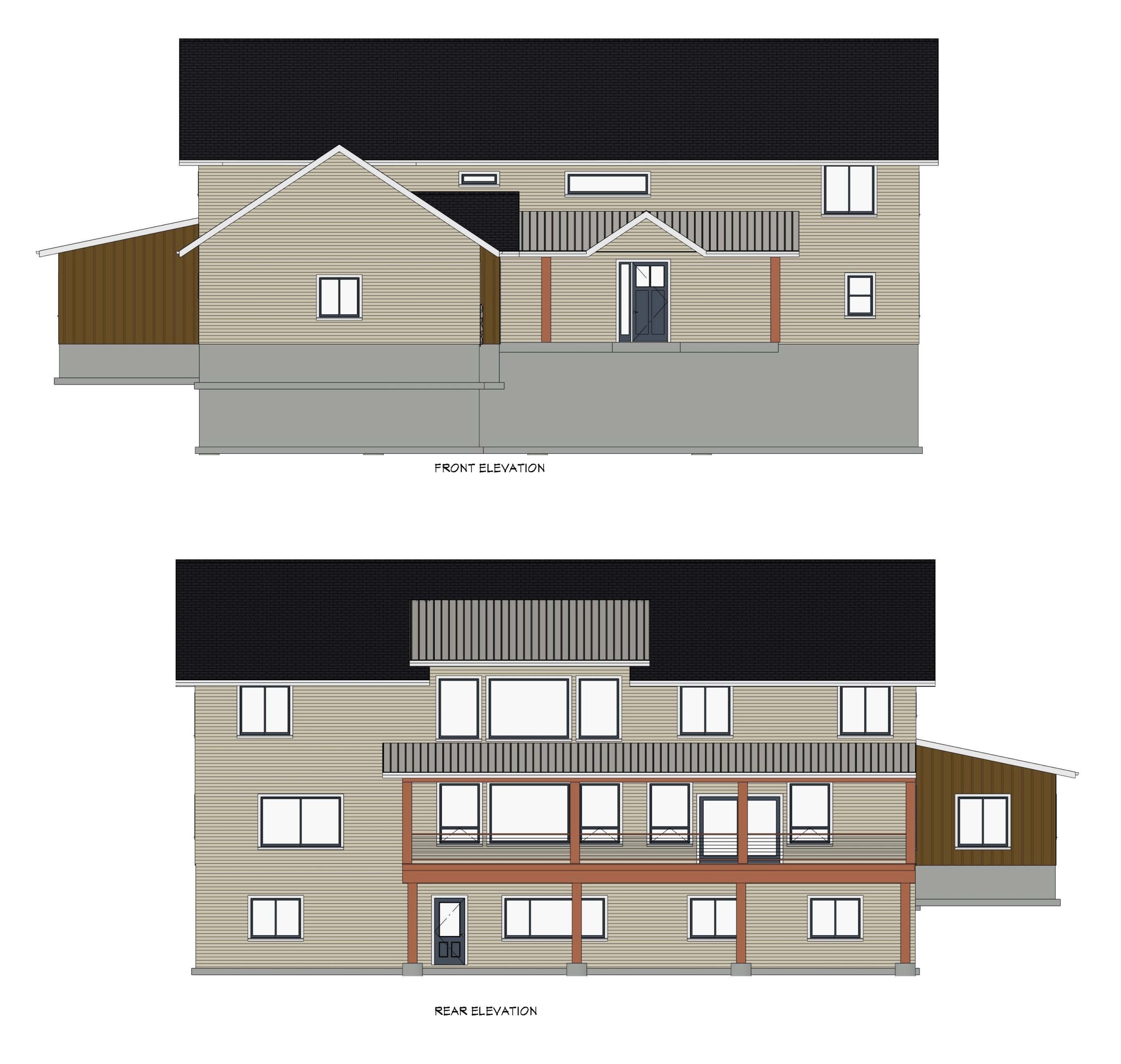 6 Rear & Front Elevation
